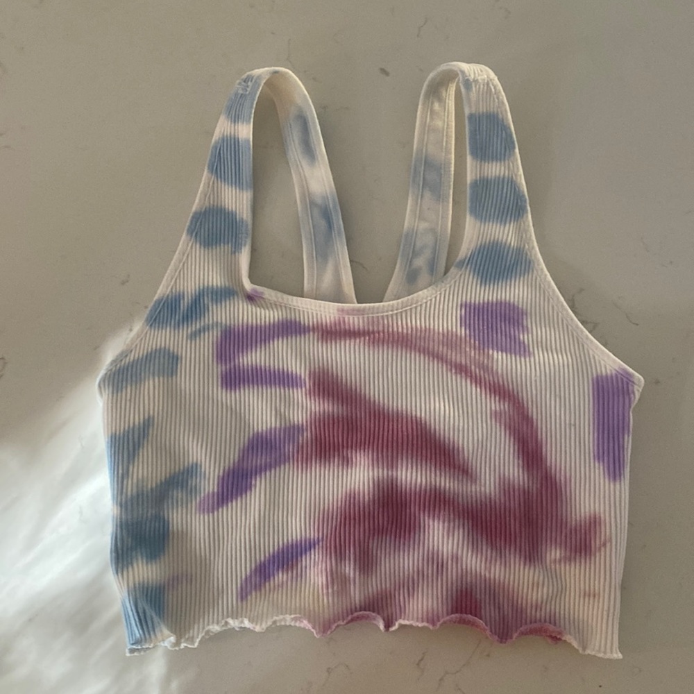 Spiritual Gangster - Amor, Tye dye, Crop Tank / Sports Bra